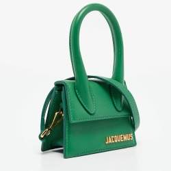 Jacquemus Green Leather Le Chiquito Mini Bag