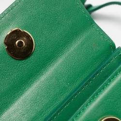 Jacquemus Green Leather Le Chiquito Mini Bag