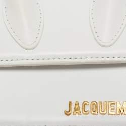 Jacquemus White Leather Le Chiquito Mini Bag