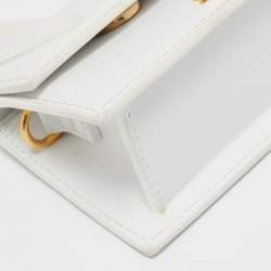 Jacquemus White Leather Le Chiquito Mini Bag