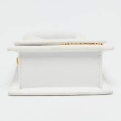 Jacquemus White Leather Le Chiquito Mini Bag