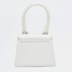 Jacquemus White Leather Le Chiquito Mini Bag