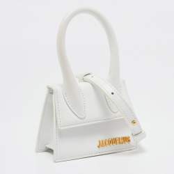 Jacquemus White Leather Le Chiquito Mini Bag