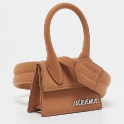 Pre Owned Jacquemus Brown Leather Le Chiquito Mini Bag