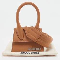 Pre Owned Jacquemus Brown Leather Le Chiquito Mini Bag