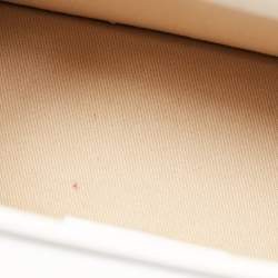 Pre Owned Jacquemus White Leather Le Chiquito Moyen Top Handle Bag