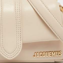 Jacquemus Beige Padded Leather Le Petit Bambimou Shoulder Bag