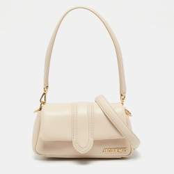 Jacquemus Beige Padded Leather Le Petit Bambimou Shoulder Bag