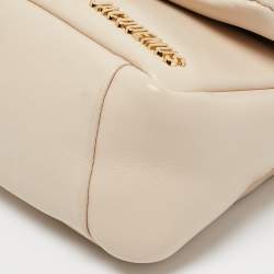 Jacquemus Beige Padded Leather Le Petit Bambimou Shoulder Bag