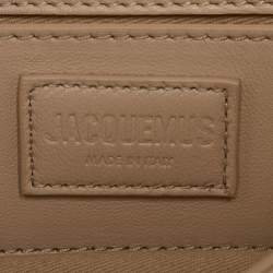 Jacquemus Beige Padded Leather Le Petit Bambimou Shoulder Bag