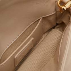 Jacquemus Beige Padded Leather Le Petit Bambimou Shoulder Bag