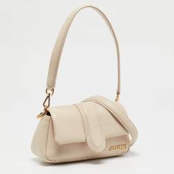 Jacquemus Beige Padded Leather Le Petit Bambimou Shoulder Bag