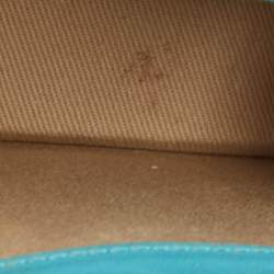 Jacquemus Light Blue Leather Mini Le Chiquito Montagne Top Handle Bag