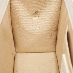 Jacquemus White Leather Long Le Chiquito Top Handle Bag