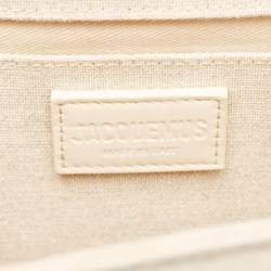 Pre Owned Jacquemus Light Beige Fabric Le Bambinou Top Handle Bag