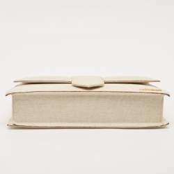 Pre Owned Jacquemus Light Beige Fabric Le Bambinou Top Handle Bag