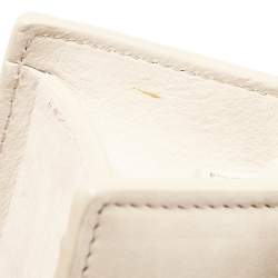 Pre Owned Jacquemus Beige Nubuck Leather Mini Le Bambino Top Handle Bag