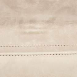 Pre Owned Jacquemus Beige Nubuck Leather Mini Le Bambino Top Handle Bag