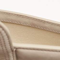 Pre Owned Jacquemus Beige Nubuck Leather Mini Le Bambino Top Handle Bag