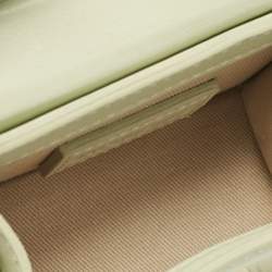 Jacquemus Light Green Leather Mini Le Chiquito Top Handle Bag