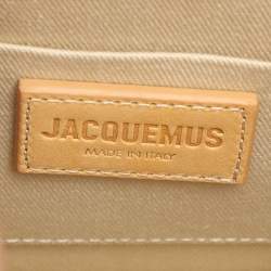 Jacquemus Light Brown Leather Le Chiquito Moyen Top Handle Bag