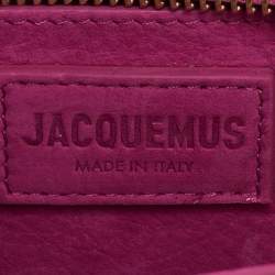 Jacquemus Pink Nubuck Leather Le Sac Ciuciu Shoulder Bag