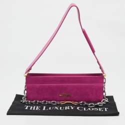 Jacquemus Pink Nubuck Leather Le Sac Ciuciu Shoulder Bag