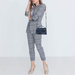 Jacquemus Navy Blue Le Grand Bambino Top Handle Bag