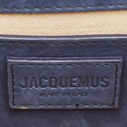 Jacquemus Navy Blue Le Grand Bambino Top Handle Bag