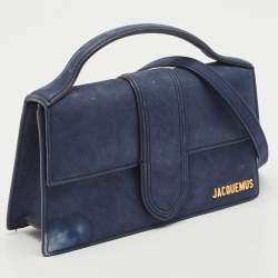 Jacquemus Navy Blue Le Grand Bambino Top Handle Bag