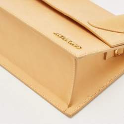 Jacquemus Tan Leather Grand Le Chiquito Top Handle Bag