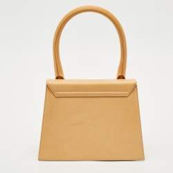 Jacquemus Tan Leather Grand Le Chiquito Top Handle Bag