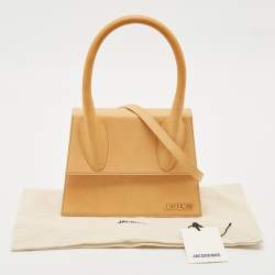 Jacquemus Tan Leather Grand Le Chiquito Top Handle Bag