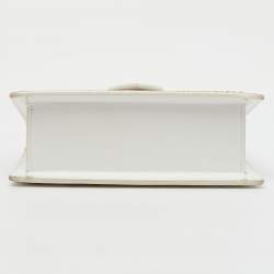 Jacquemus White Leather The Bambino Les Classiques Top Handle Bag
