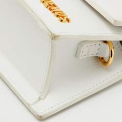 Jacquemus White Leather The Bambino Les Classiques Top Handle Bag