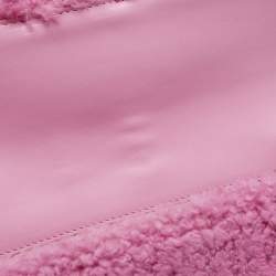 Jacquemus Pink Shearling Le Bambidou Shoulder Bag