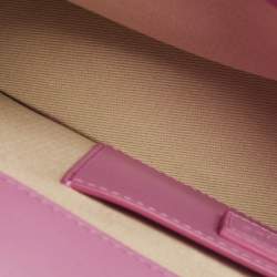 Jacquemus Pink Shearling Le Bambidou Shoulder Bag