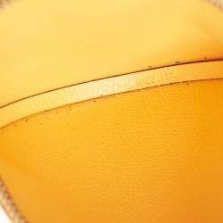 Jacquemus Orange Leather Le Pitchou Coin Purse