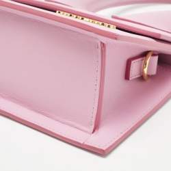 Jacquemus Pink Leather Le Chiquito Moyen Top Handle Bag