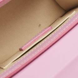 Jacquemus Pink Leather Le Chiquito Moyen Top Handle Bag