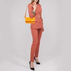 Jacquemus Orange Fabric Le Carinu Shoulder Bag