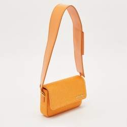 Jacquemus Orange Fabric Le Carinu Shoulder Bag