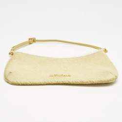 Jacquemus Yellow Calfhair and Leather Le Bisou Bag