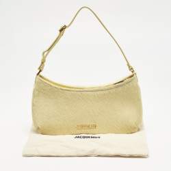 Jacquemus Yellow Calfhair and Leather Le Bisou Bag