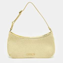 Jacquemus Yellow Calfhair and Leather Le Bisou Bag