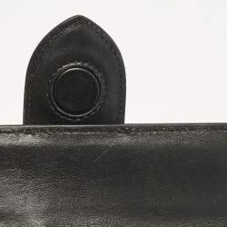 مملوكة مسبقًا Jacquemus Black Leather Mini Le Bambino Top Handle Bag