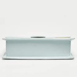 Jacquemus Light Blue Leather Large Le Bambino Top Handle Bag