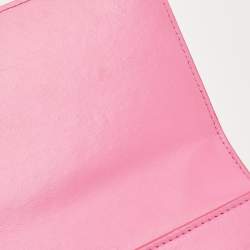 Jacquemus Pink Leather Le Bambinou Top Handle Bag