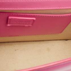 Jacquemus Pink Leather Le Bambinou Top Handle Bag