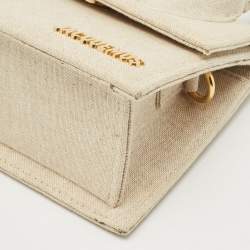 Jacquemus Beige Fabric Le Chiquito Noeud Top Handle Bag